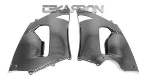 2005 - 2006 Kawasaki ZX6R Carbon Fiber Large Side Fairings Twill - 100% Carbon - Bild 1 von 5