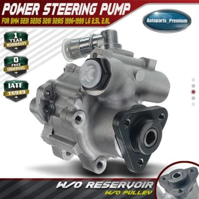 Power Steering Pump for BMW 323i 323is 328i 328is 2.5L 2.8L 96-99 32416753274 - Image 1 of 4