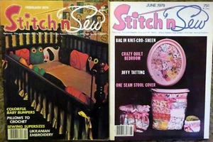 STITCH 'N SEW Magazine - Two (2) Vintage Issues from February and June 1979 - Picture 1 of 3