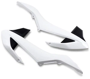 UFO White/Black Plastic Radiator Shrouds/Covers (KT04073-999K) - Picture 1 of 1