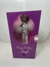 Happy Birthday Engel BARBIE PUPPE 2008 PINK ETIKETT NRFB MATTEL N2442 Prototyp Box