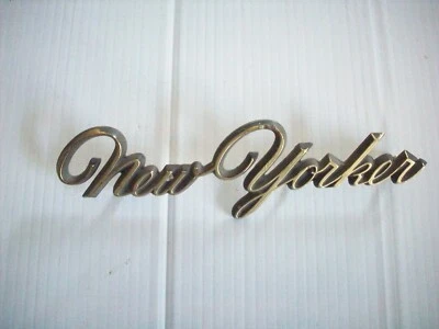`1974-77 Chrysler New Yorker Fender Emblem  - Image 1 of 2