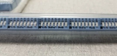 CTS 206-8 DIP Switch 8 position CT2068-ND Switch SPST Gold 8 SEC **NEW** qty 10 - Image 1 of 4