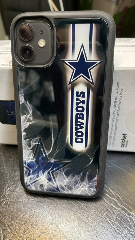 Capa telefone fofa Cowboys Style Star Dallas para iPhone 13 Pro aparência de vidro - Imagem 1 de 2