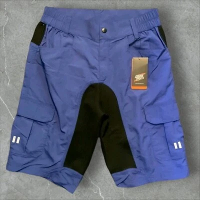 Pantalones Cortos Souke Sports Para Hombre Bicicleta de Montaña Ciclismo Bicicleta S Cintura Elástica 27-30" Foto 1 de 4