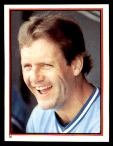 1983-84 O-Pee-Chee Stickers George Brett . #76