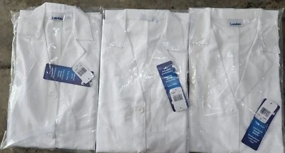 Landau Women's White Lab Coat - 3153 - Image 1 of 4