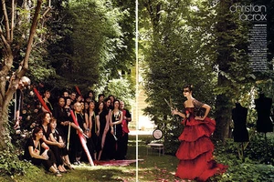 2008 Demarchelier Natalia Vodianova Lacroix Chanel Dior 14-pg MAGAZINE EDITORIAL - Picture 1 of 7