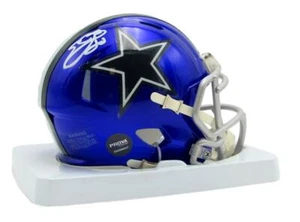 Emmitt Smith HOF Signed/Auto Cowboys Flash Mini Football Helmet PROVA 166574 - Picture 1 of 3