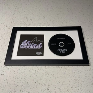 THE WEEKND SIGNED DAWN FM CD AFTER HOURS FRAMED AUTOGRAPH PSA COA - Picture 1 of 4