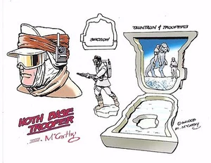 Star Wars Hoth Trooper + Tauntaun GALOOB Micro Machines Spielset Farbe E. McCarthy - Bild 1 von 2