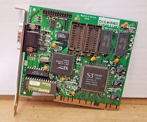 Carte vidéo PCI Diamond Stealth 64 DRAM S3 Vision 868 VGA - Photo 1/13