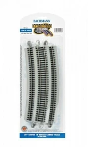 Bachmann 44506 E-Z Track NS Rail/Gray Roadbed 28" Radius Curved Track (5) NIB - Picture 1 of 1