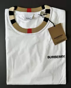 Burberry Jayson White Cotton T-shirt L (Oversized) 8078115 NWT $370 - Picture 1 of 16