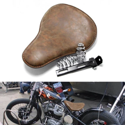 For Honda Shadow 1100 750 700 VT1100C VT700C Bobber Motorcycle Spring Solo Seat - Image 1 of 4