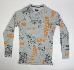 Star Wars Herren T-Shirt Small Climatesmart Baselayer Langarm Activewear grau - Bild 1 von 8