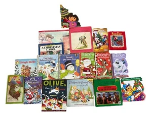 Bundle Lot Christmas Books Classic Holiday Stories Children Collection Boy Girl - Picture 1 of 20
