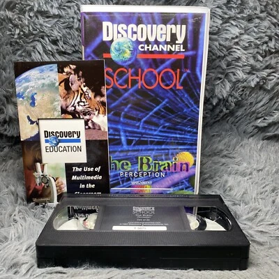 Discovery Channel School - The Brain Perception VHS Tape Assignment Discovery - Image 1 of 4