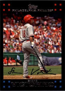 2007 Topps Philadelphia Phillies Baseball Card #372 Shane Victorino