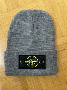 Stone Island Mütze, grau, - Bild 1 von 2