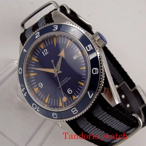 Corgeut ST 1612Automatic Men's Watch Sapphire Glass Luminous Date Nylon Strap - Picture 1 of 7