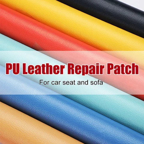 Leather Repair Patch Self-Adhesive Patches kit for Couch Car Seats Sofa Jackets Cover
