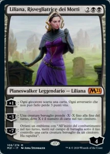 MTG LILIANA, WAKER OF THE DEAD EXC - LILIANA, RISVEGLIATRICE DEI MORTI - M21 - Picture 1 of 1