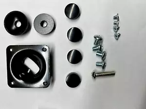 Hardware Kit for Front Tow Hook License Plate Tag Mount Holder Bracket Brand New - Picture 1 of 6