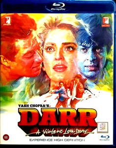 DARR - SHAHRUKH KHAN, JUHI CHAWLA, SUNNY - BOLLYWOOD 2 DISC COLLECTORS BLU RAY - Picture 1 of 2