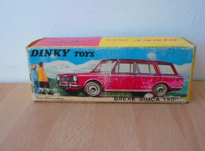 Juguetes Dinky franceses vintage 507 Break Simca 1500 con mesa de picnic en caja original Foto 1 de 4
