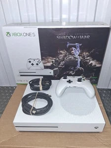 Xbox One S 1TB Konsole Weiß mit Wireless Controller & Box Getestet Funktioniert Modell... - Bild 1 von 13