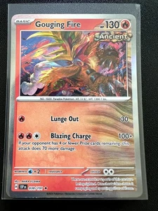 Gouging Fire Rare SV08: Surging Sparks 038/191 NM/MT - Picture 1 of 2