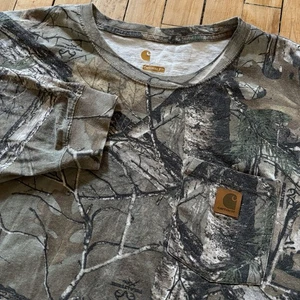 Carhartt Long Sleeve Pocket Shirt Mens 3XL Realtree Camo Workwear Y2K Outdoor - Picture 1 of 9