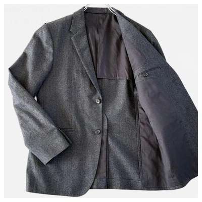 Margaret Howell Wool Tailored Jacket M Charcoal Gray Elegant Minimalist F/S - Image 1 of 4