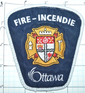 CANADA, OTTAWA FIRE - INCENDIE VINTAGE FIRE DEPT PATCH - Picture 1 of 1