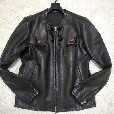 Fendi Bugs Monster Studded Leather Jacket, 600,000 Yen, Used - Image 1 of 4