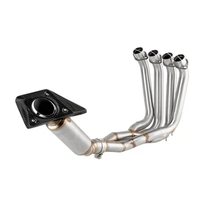 Silenciador de escape con tubo de enlace de cabezal para Honda F5 CBR600RR sin ABS 2013-2025 - Imagen 1 de 10
