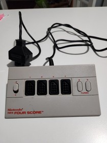 Nintendo NES Four Score 4 Player Controller Adapter NES-034A - Authentic Tested