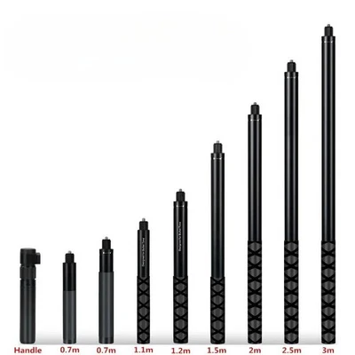 Invisible Selfie Stick for Insta360 X3 Bundle Handle Panoramic Camera Accessorie - Image 1 of 4