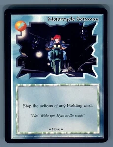 Ani-Mayhem Demo Set Promo Card Motorcycle Getaway Dominion Anime Cafe - Picture 1 of 2