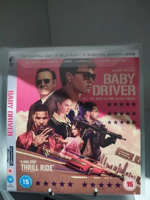 BABY DRIVER 4K UHD ULTRA HD BLU-RAY *4K DISC & COVER ONLY* - Image 1 of 2