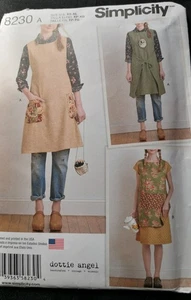 APRON DRESS & REVERSIBLE TABARD by "Dottie Angel" - Picture 1 of 5