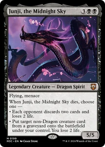 Junji, the Midnight Sky (Ripple Foil) [Modern Horizons 3 Commander] Foil Near M - Imagen 1 de 1