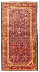 Traditional Vintage Hand-Knotted Area Rug 3'7" x 6'9" Oriental Wool Carpet - Afbeelding 1 van 9