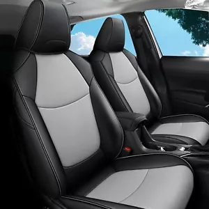 Car 5 Seat Covers For Toyota RAV4 2019-2025 (NO Hybrid) Full Set Waterproof Gray - Bild 1 von 7