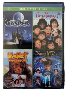 Casper/ Little Rascals/ Harry and the Hendersons/ Nanny McPhee (DVD, 4 Movies) - Picture 1 of 2