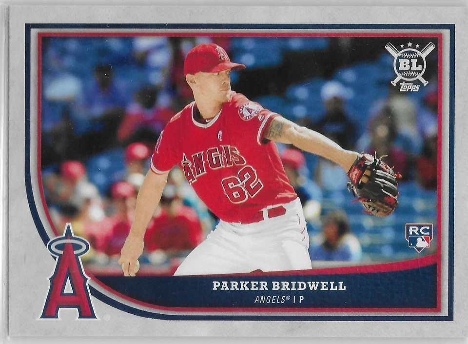 2018 Topps Big League #247 Parker Bridwell RC Los Angeles Angels - Image 1 of 1
