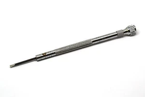 PRECISION TOOL GRAY SILVER 1.4MM BLADE STAINLESS SMALL SCREWDRIVER - Picture 1 of 2