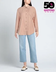 RRP €570 BURBERRY camicia con bottoni UK10 US8 IT42 S-M rosa spacco laterale maniche lunghe - Foto 1 di 6
