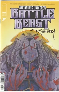 Battle Beast #2E - Primera impresión, Emi Lenox 1:50 incentivo firmado R Ottley (nuevo/nuevo+) - Imagen 1 de 2